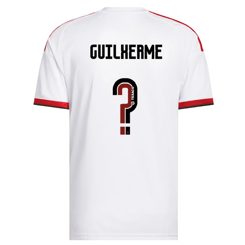 Danxen Kid Guilherme Teixeira #0 White Red Black Away Jersey 2026/27 T-Shirt