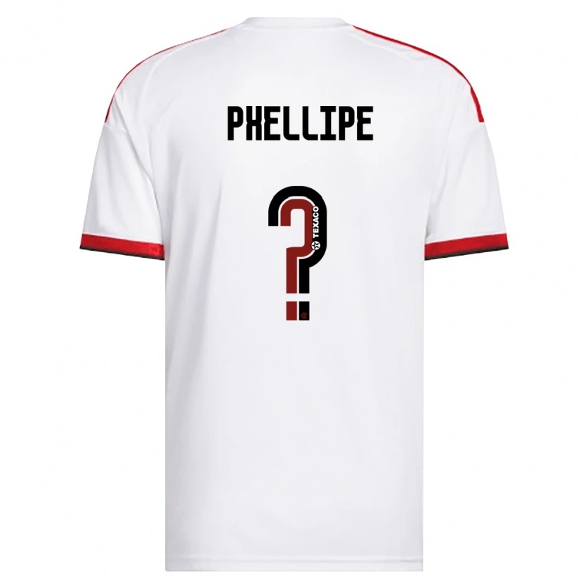 Danxen Kid Phellipe #0 White Red Black Away Jersey 2026/27 T-Shirt