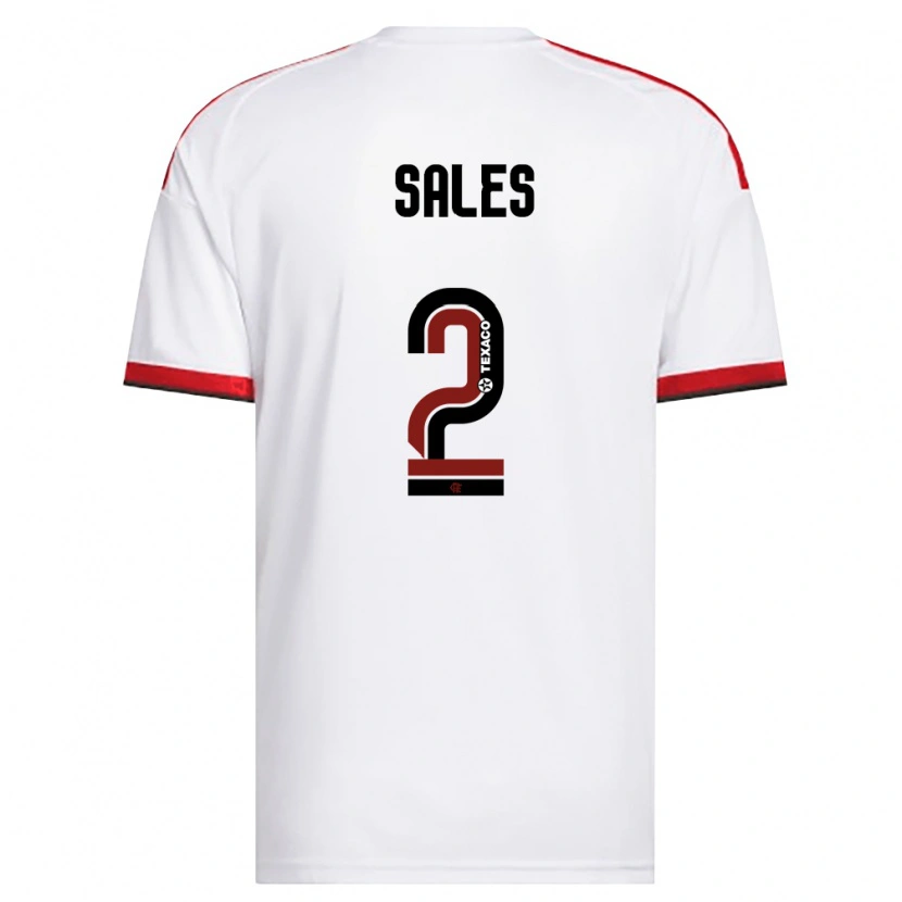 Danxen Kid Daniel Sales #2 White Red Black Away Jersey 2026/27 T-Shirt