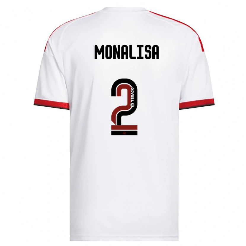 Danxen Kid Monalisa #2 White Red Black Away Jersey 2026/27 T-Shirt