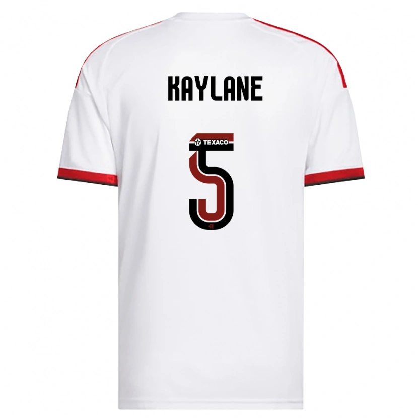 Danxen Kid Kaylane #5 White Red Black Away Jersey 2026/27 T-Shirt