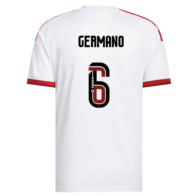 Danxen Kid Antônio Germano Da Silva Neto #6 White Red Black Away Jersey 2026/27 T-Shirt
