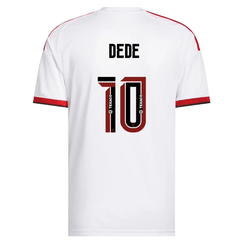Danxen Kid Andressa Dede #10 White Red Black Away Jersey 2026/27 T-Shirt
