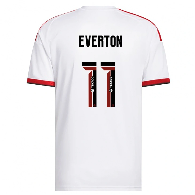 Danxen Kid Everton Sousa Soares #11 White Red Black Away Jersey 2026/27 T-Shirt