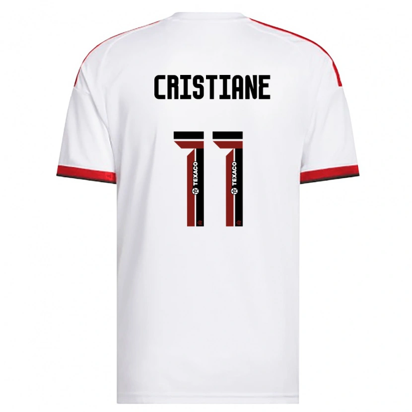 Danxen Kid Cristiane #11 White Red Black Away Jersey 2026/27 T-Shirt