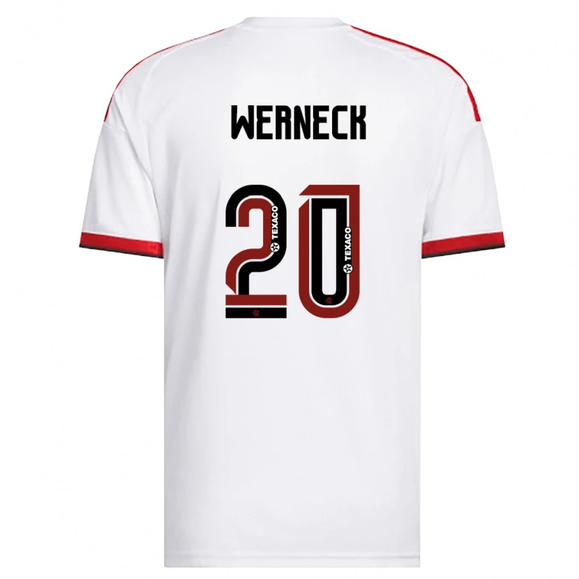 Danxen Kid Gabriel Werneck #20 White Red Black Away Jersey 2026/27 T-Shirt