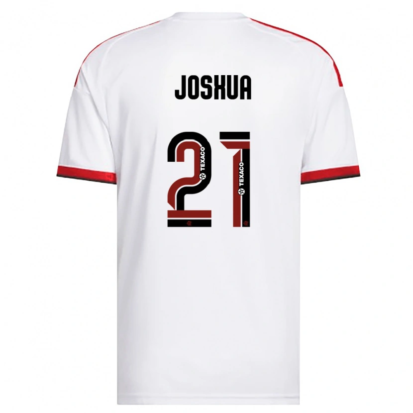 Danxen Kid Caio Joshua Lana De Andrade #21 White Red Black Away Jersey 2026/27 T-Shirt