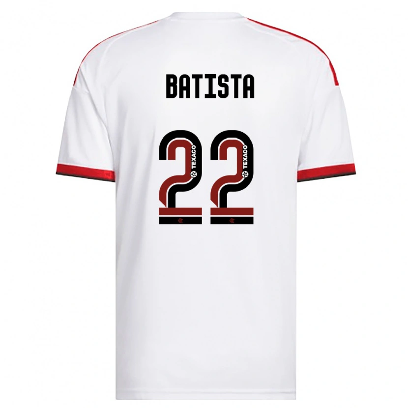 Danxen Kid Gabriel Batista #22 White Red Black Away Jersey 2026/27 T-Shirt