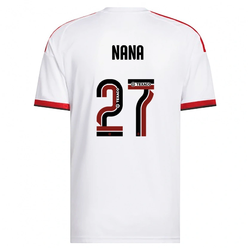 Danxen Kid Nana #27 White Red Black Away Jersey 2026/27 T-Shirt