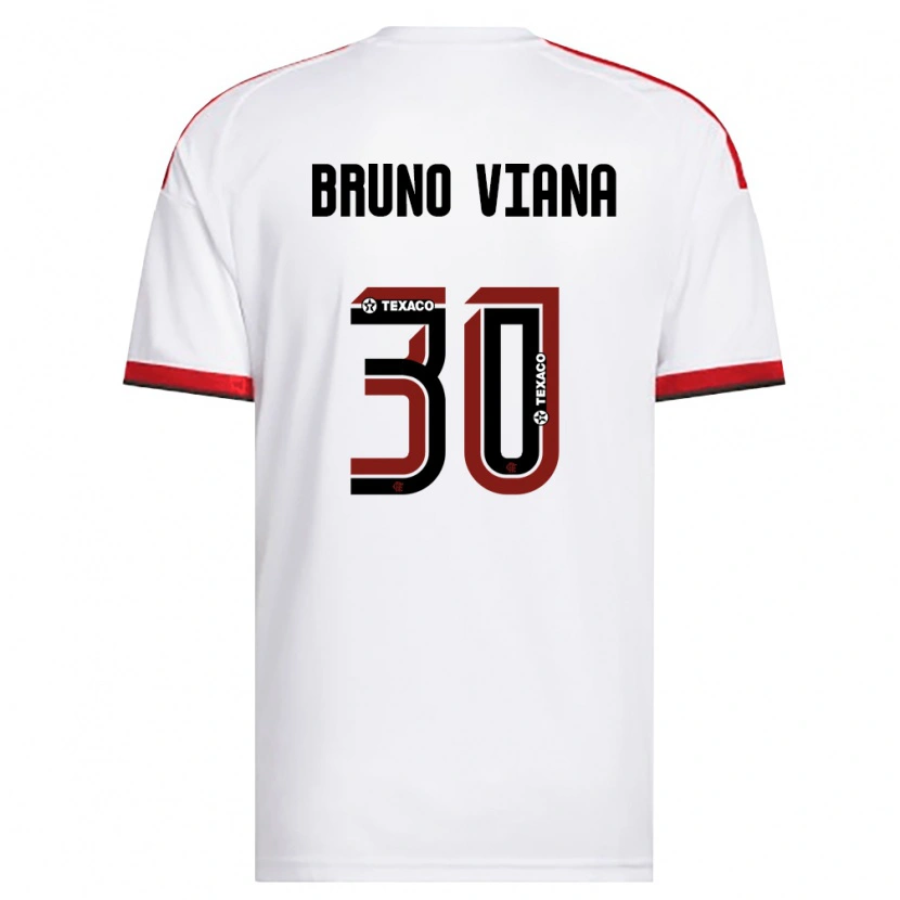 Danxen Kid Bruno Viana #30 White Red Black Away Jersey 2026/27 T-Shirt