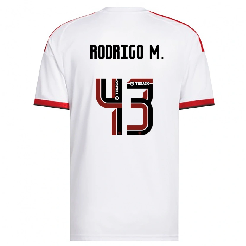 Danxen Kid Rodrigo Muniz #43 White Red Black Away Jersey 2026/27 T-Shirt