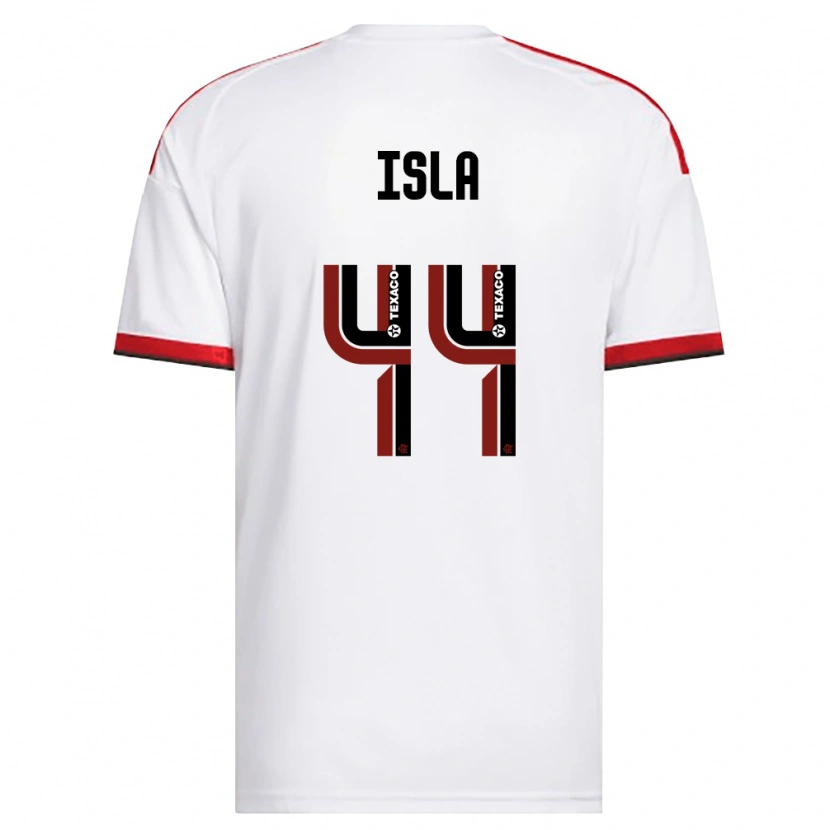 Danxen Kid Mauricio Isla #44 White Red Black Away Jersey 2026/27 T-Shirt