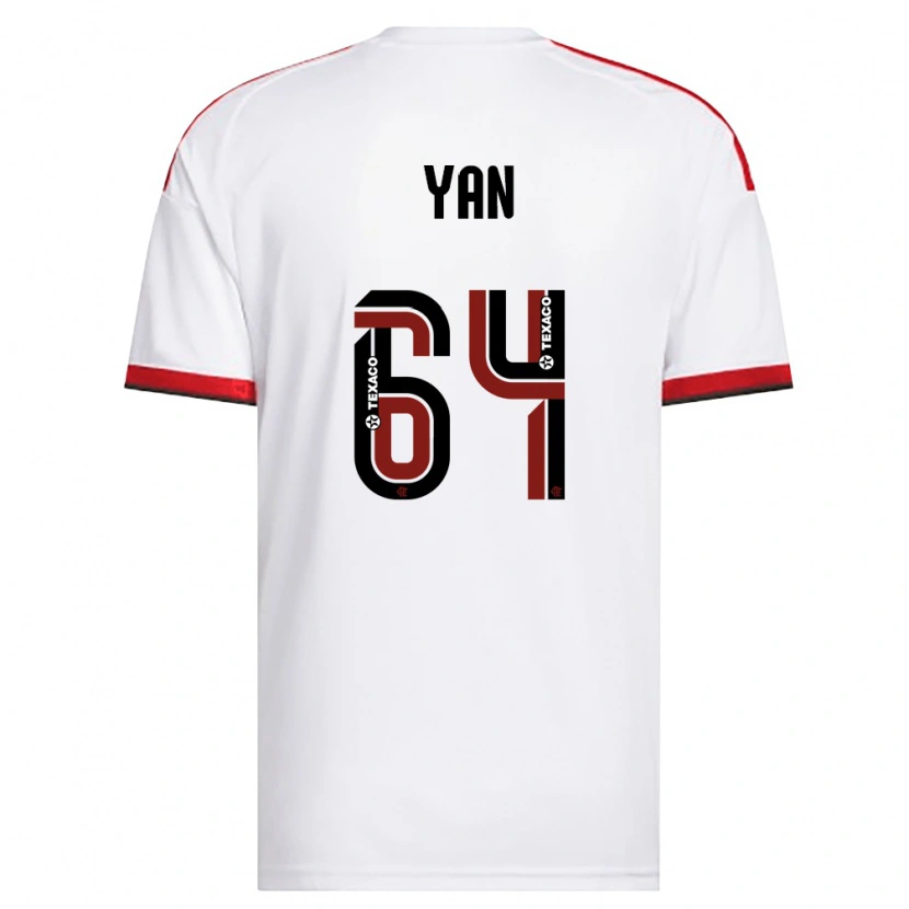Danxen Kid Wallace Yan #64 White Red Black Away Jersey 2026/27 T-Shirt
