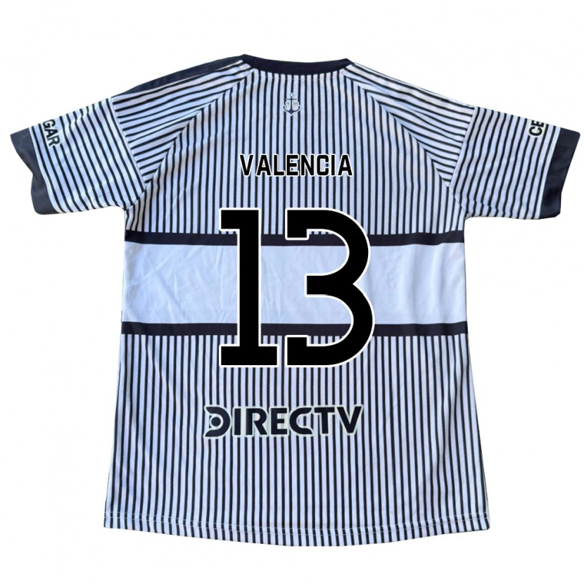 Danxen Kid Enner Valencia #13 White Black Yellow Away Jersey 2026/27 T-Shirt