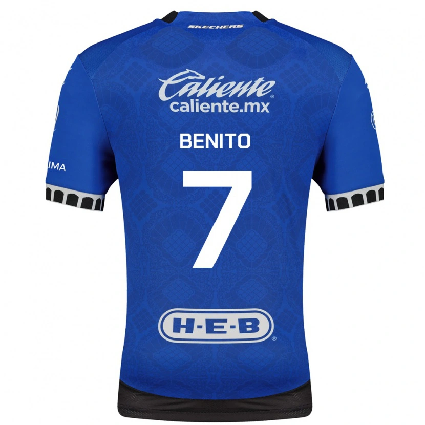 Danxen Kid Iker Benito #7 Royal Blue White Black Away Jersey 2026/27 T-Shirt