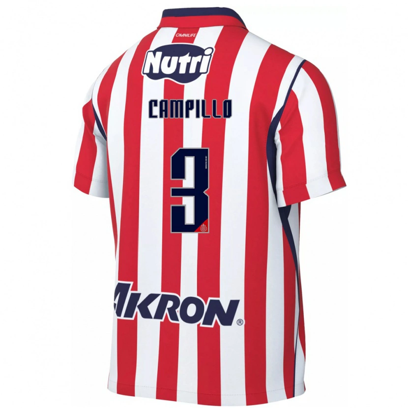 Danxen Men Diego Campillo #3 Red White Home Jersey 2026/27 T-Shirt