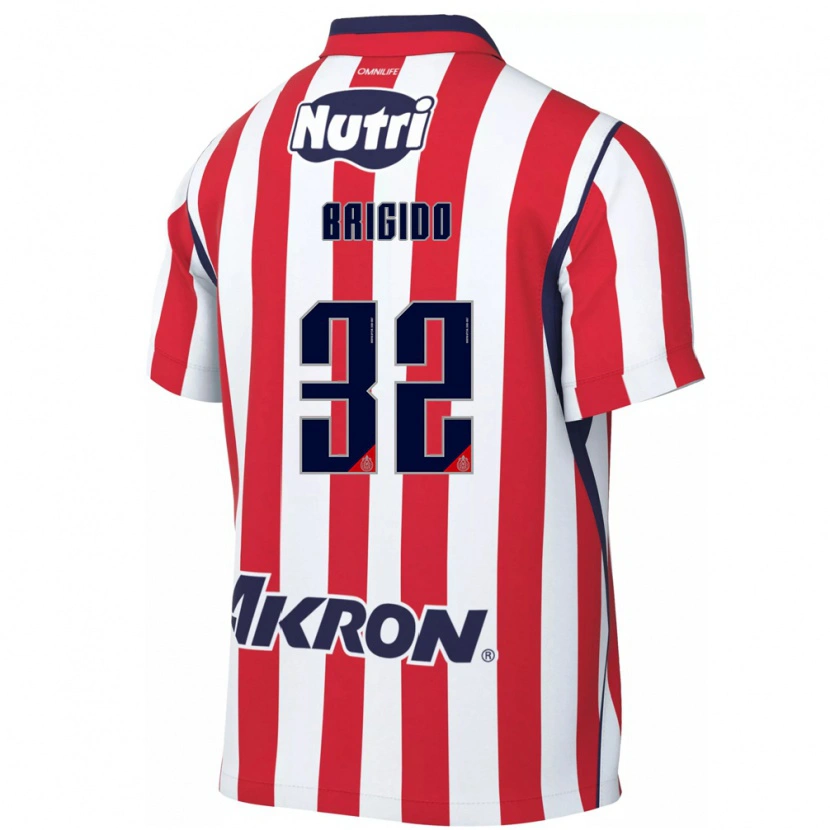 Danxen Men Jesús Brígido #32 Red White Home Jersey 2026/27 T-Shirt