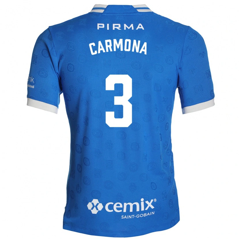 Danxen Men Edith Carmona #3 Blue White Red Home Jersey 2026/27 T-Shirt