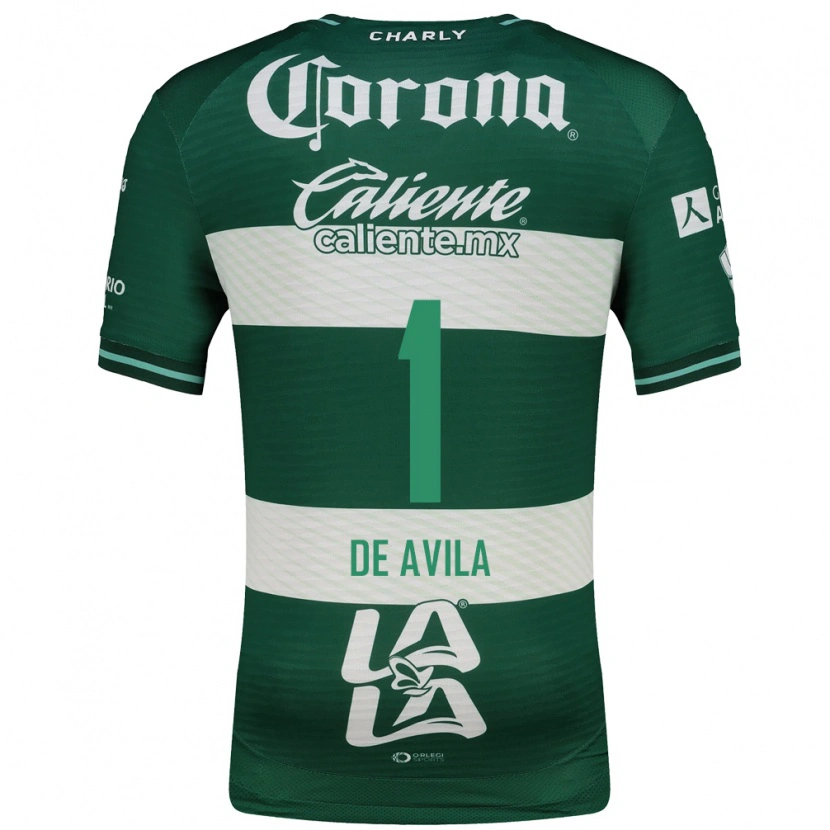 Danxen Men Hannia De Avila #1 Green White Home Jersey 2026/27 T-Shirt