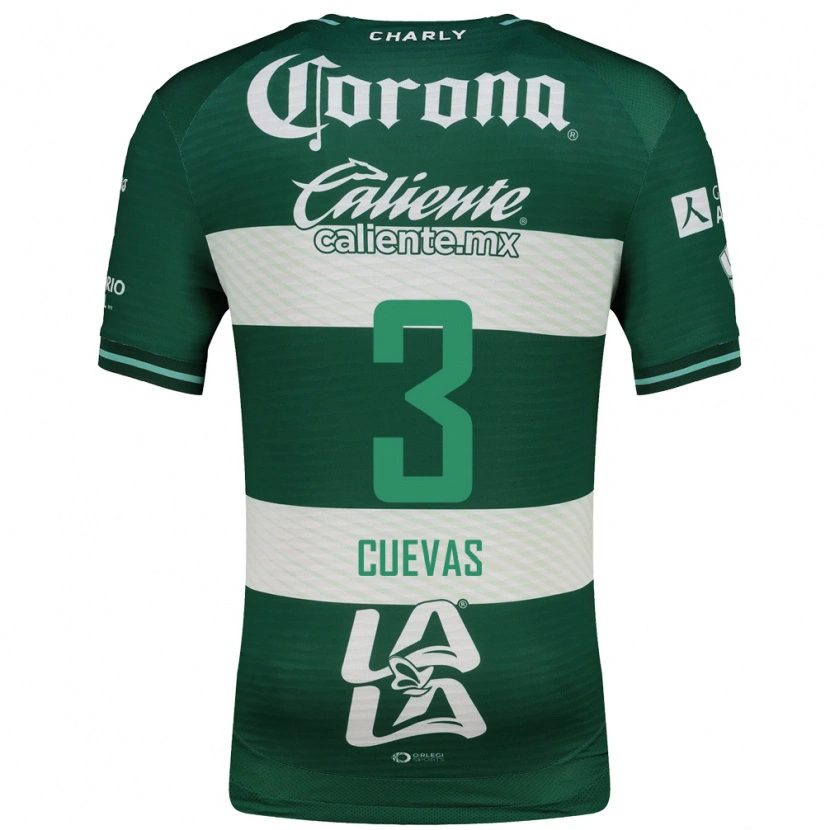 Danxen Men Mauricio Cuevas #3 Green White Home Jersey 2026/27 T-Shirt