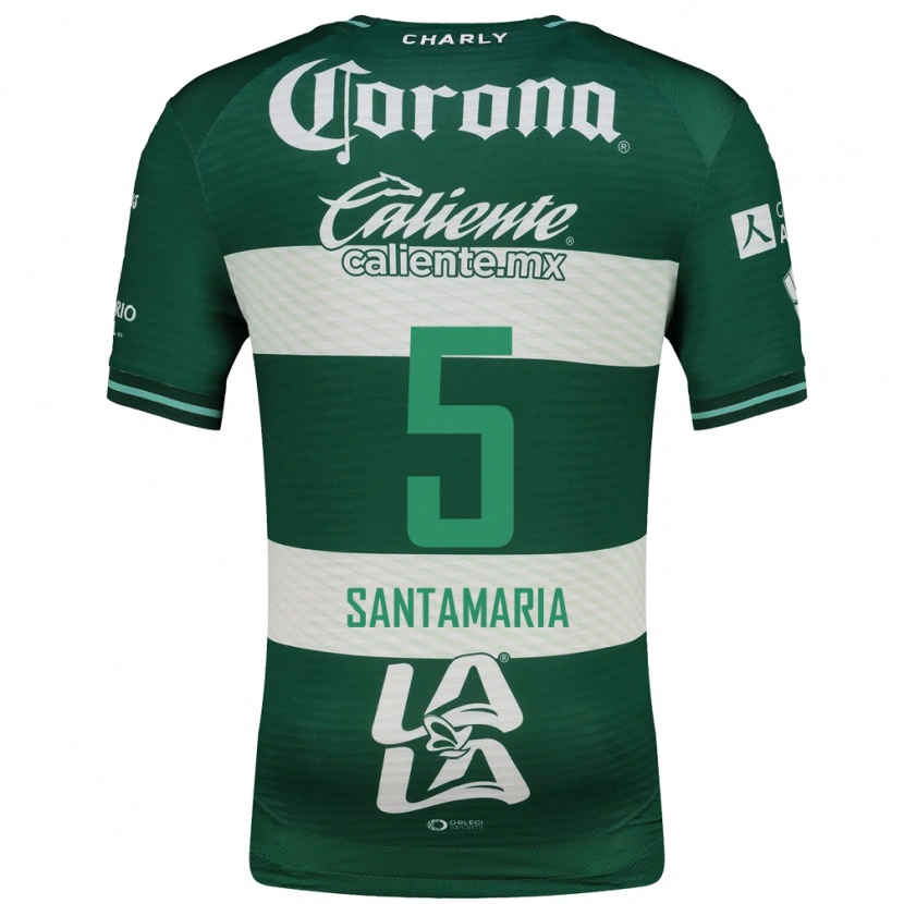 Danxen Men Anderson Santamaría #5 Green White Home Jersey 2026/27 T-Shirt
