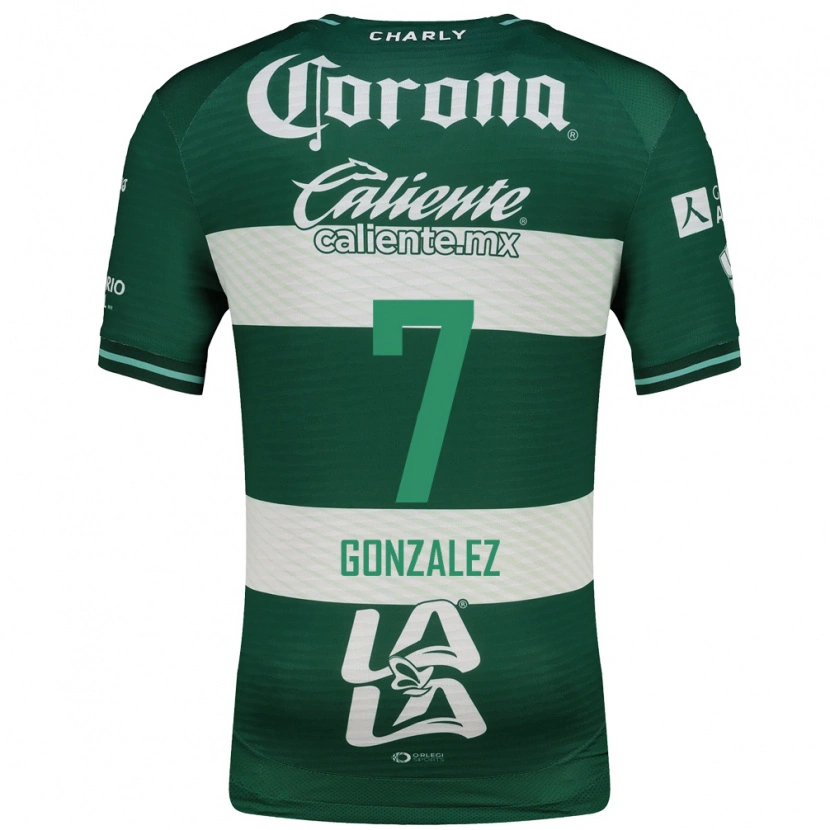 Danxen Men Diego González #7 Green White Home Jersey 2026/27 T-Shirt