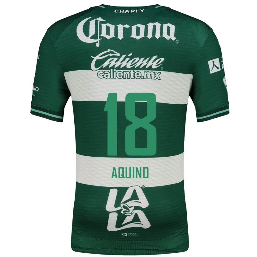Danxen Men Pedro Aquino #18 Green White Home Jersey 2026/27 T-Shirt