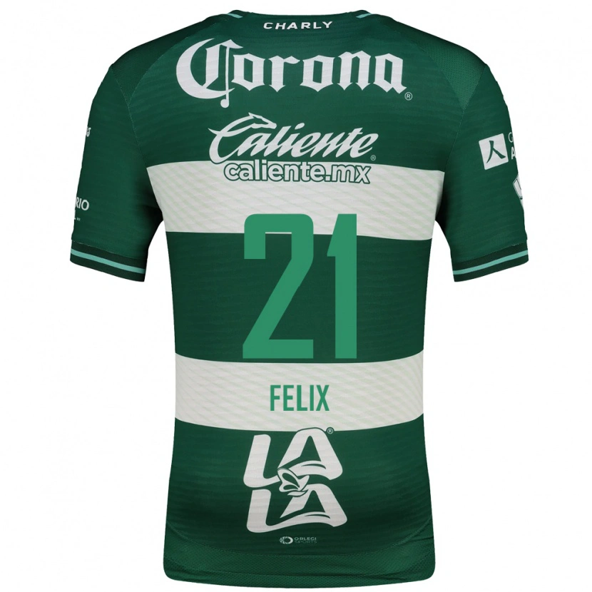 Danxen Men Judith Félix #21 Green White Home Jersey 2026/27 T-Shirt