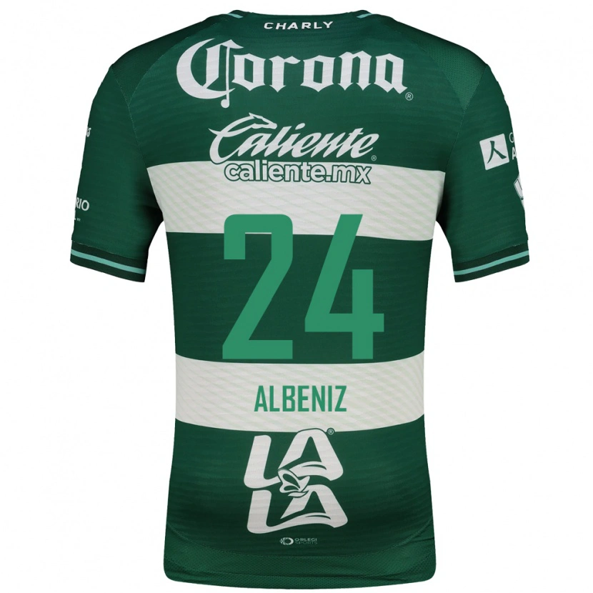 Danxen Men Maika Albeniz #24 Green White Home Jersey 2026/27 T-Shirt