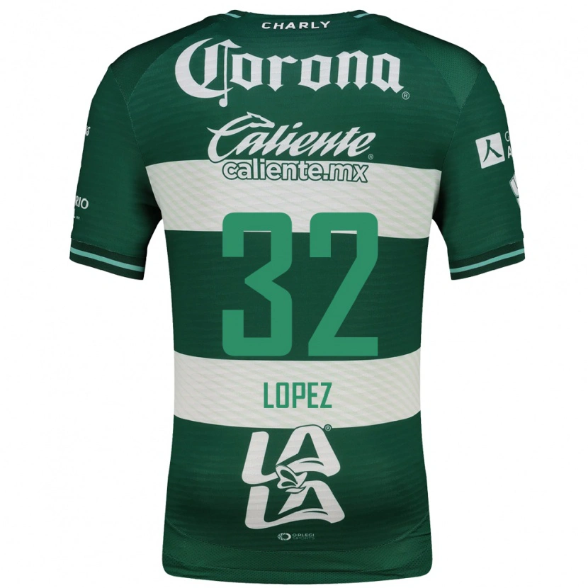 Danxen Men Raúl López #32 Green White Home Jersey 2026/27 T-Shirt