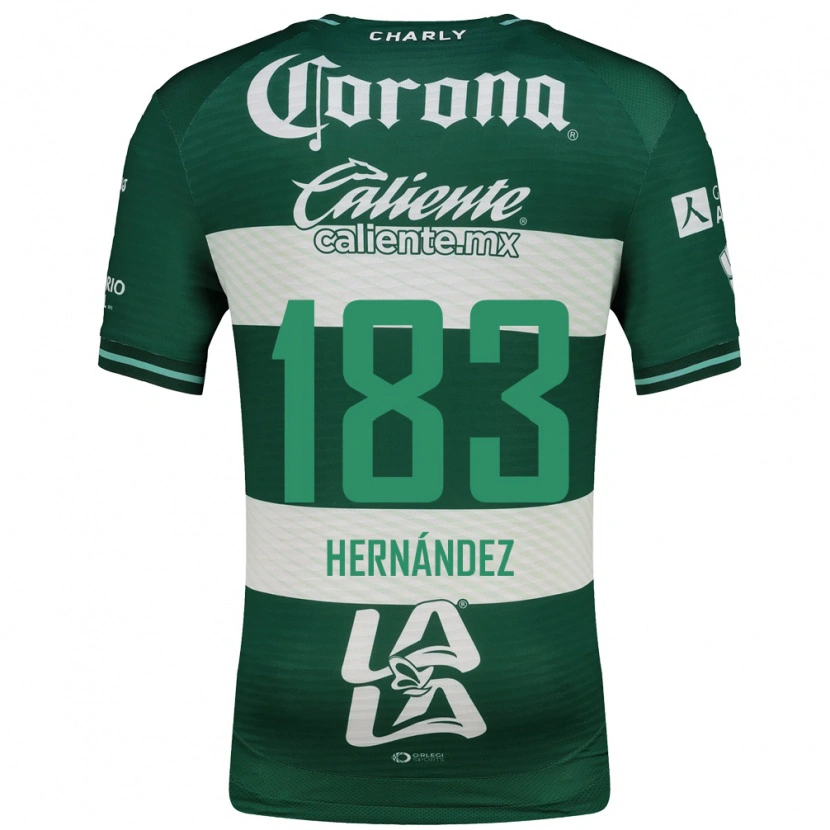 Danxen Men Óscar Hernández #183 Green White Home Jersey 2026/27 T-Shirt
