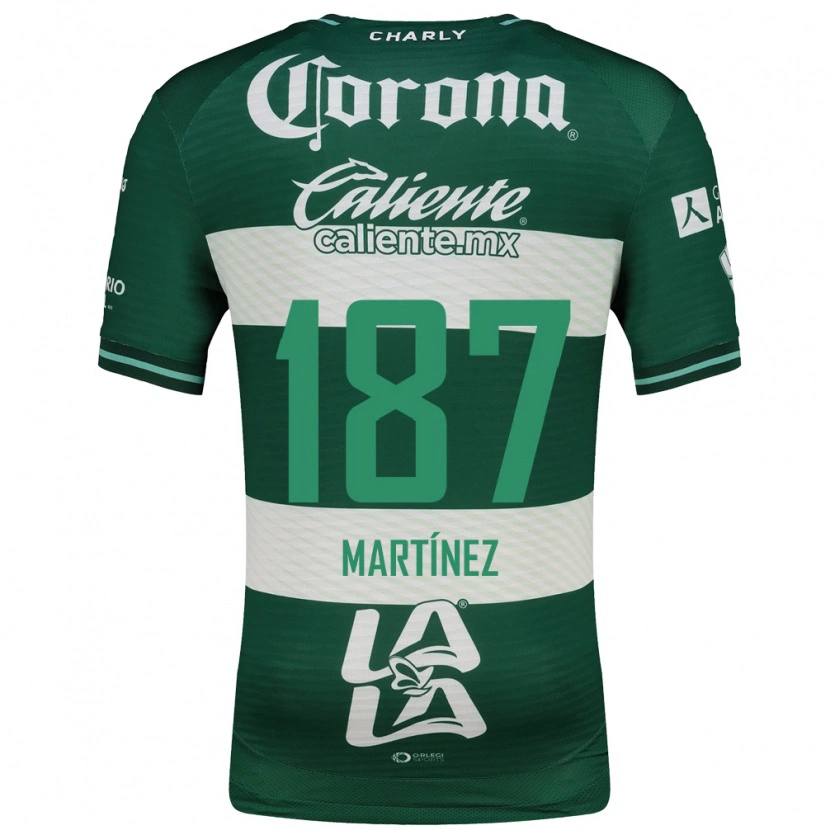 Danxen Men Thiago Martínez #187 Green White Home Jersey 2026/27 T-Shirt