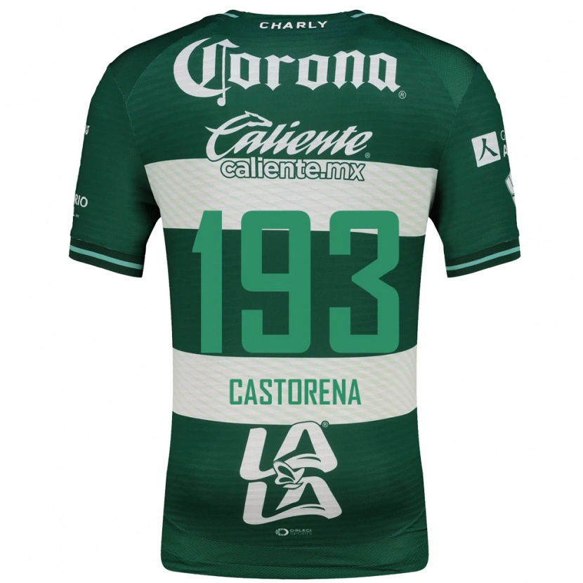 Danxen Men Damián Castorena #193 Green White Home Jersey 2026/27 T-Shirt