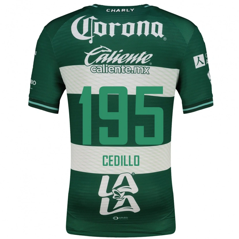Danxen Men Nelson Cedillo #195 Green White Home Jersey 2026/27 T-Shirt