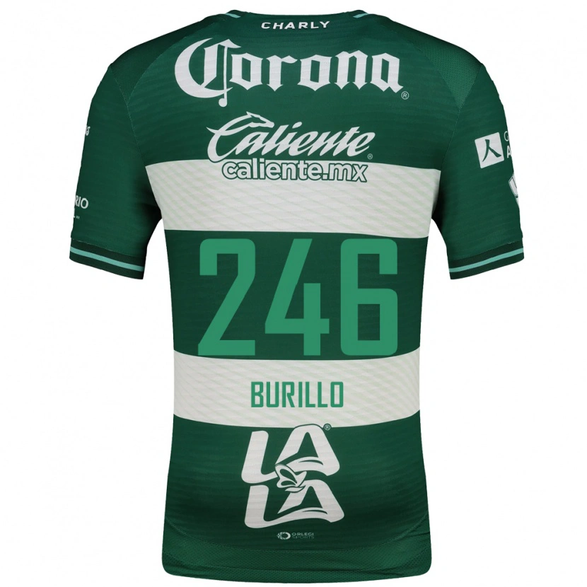 Danxen Men Juan Burillo #246 Green White Home Jersey 2026/27 T-Shirt