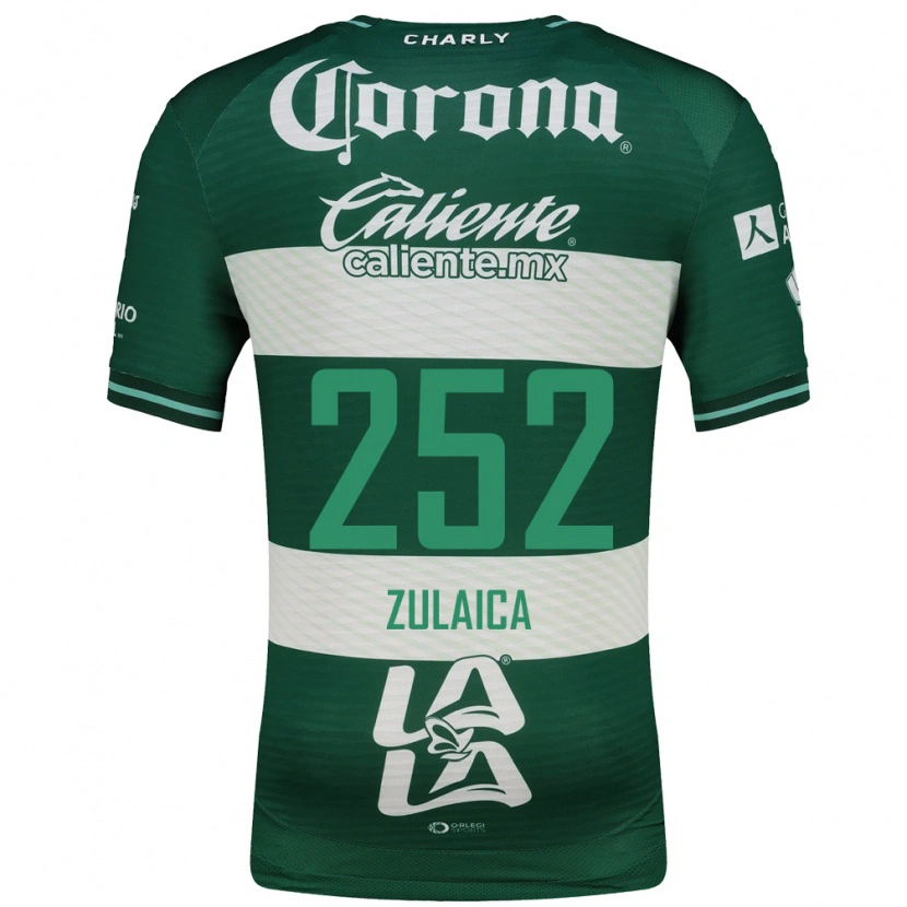 Danxen Men José Zulaica #252 Green White Home Jersey 2026/27 T-Shirt