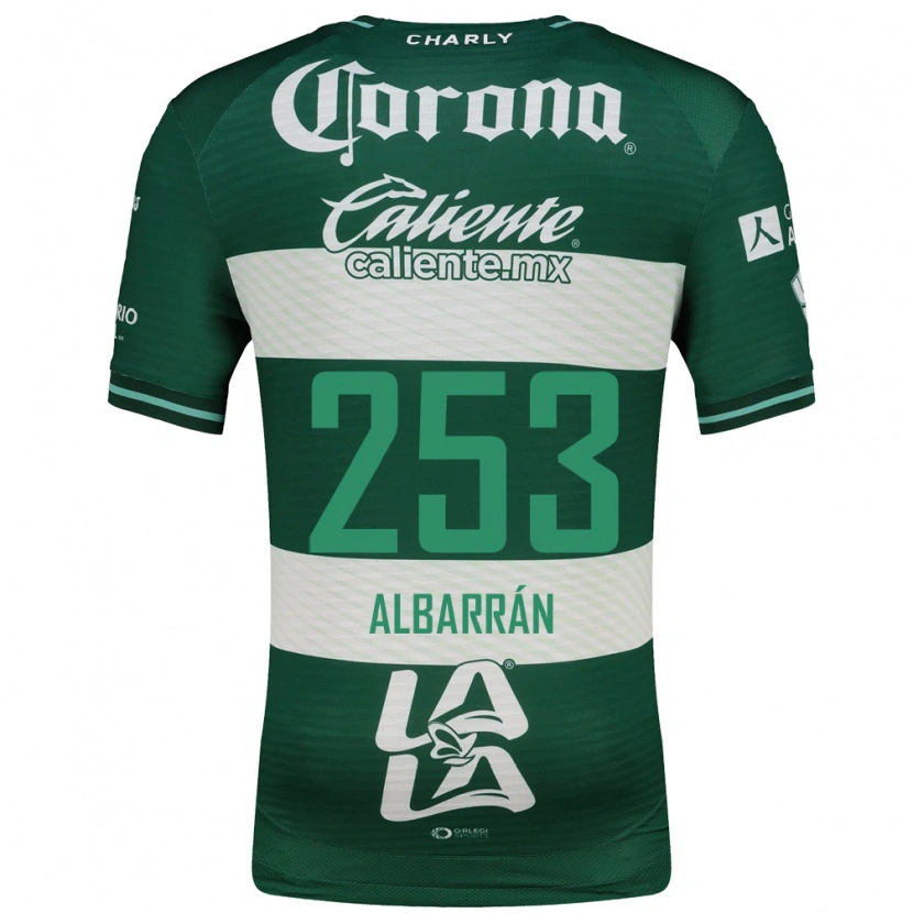 Danxen Men Rodrigo Albarrán #253 Green White Home Jersey 2026/27 T-Shirt