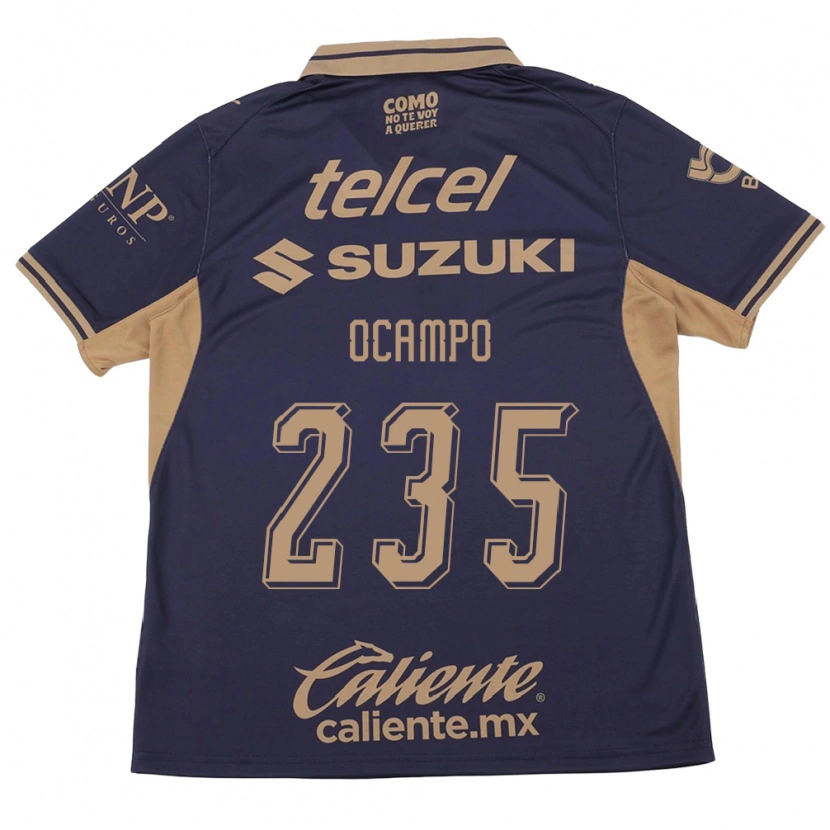 Danxen Men Johan Ocampo #235 Purple Brown Home Jersey 2026/27 T-Shirt