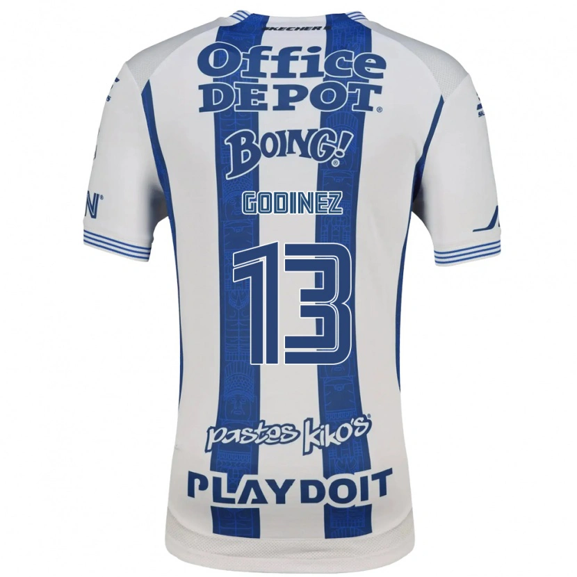 Danxen Men Alexandra Godinez #13 White Navy Blue Home Jersey 2026/27 T-Shirt