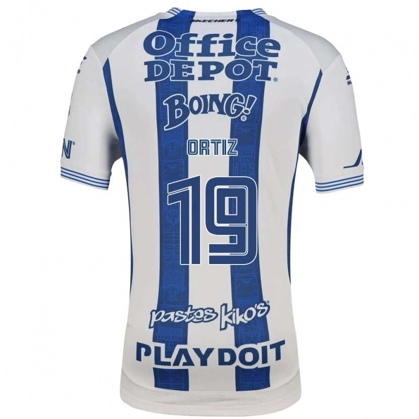 Danxen Men Celso Ortiz #19 White Navy Blue Home Jersey 2026/27 T-Shirt