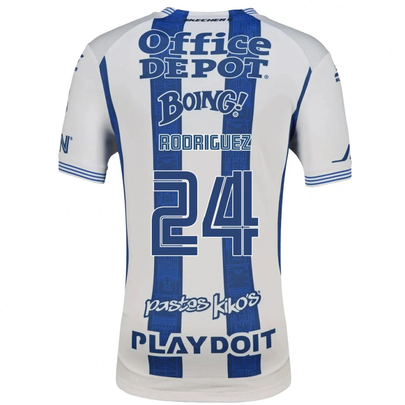 Danxen Men Luis Rodriguez #24 White Navy Blue Home Jersey 2026/27 T-Shirt
