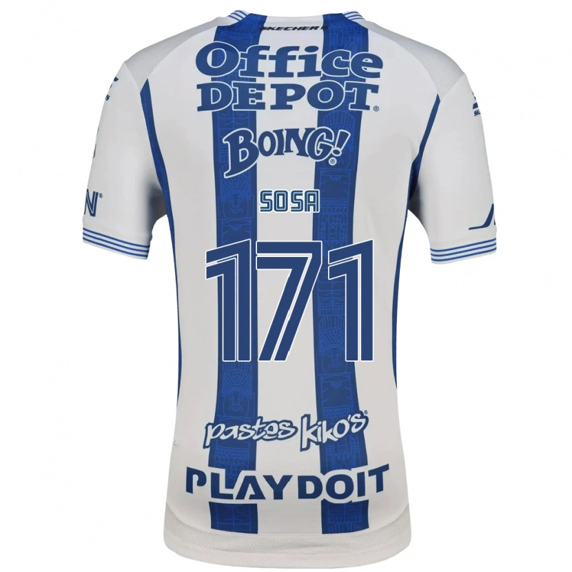 Danxen Men Sebastián Sosa #171 White Navy Blue Home Jersey 2026/27 T-Shirt