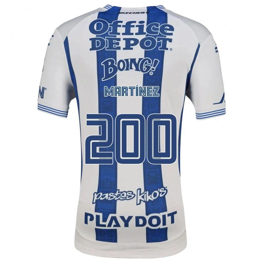 Danxen Men Yaro Martínez #200 White Navy Blue Home Jersey 2026/27 T-Shirt