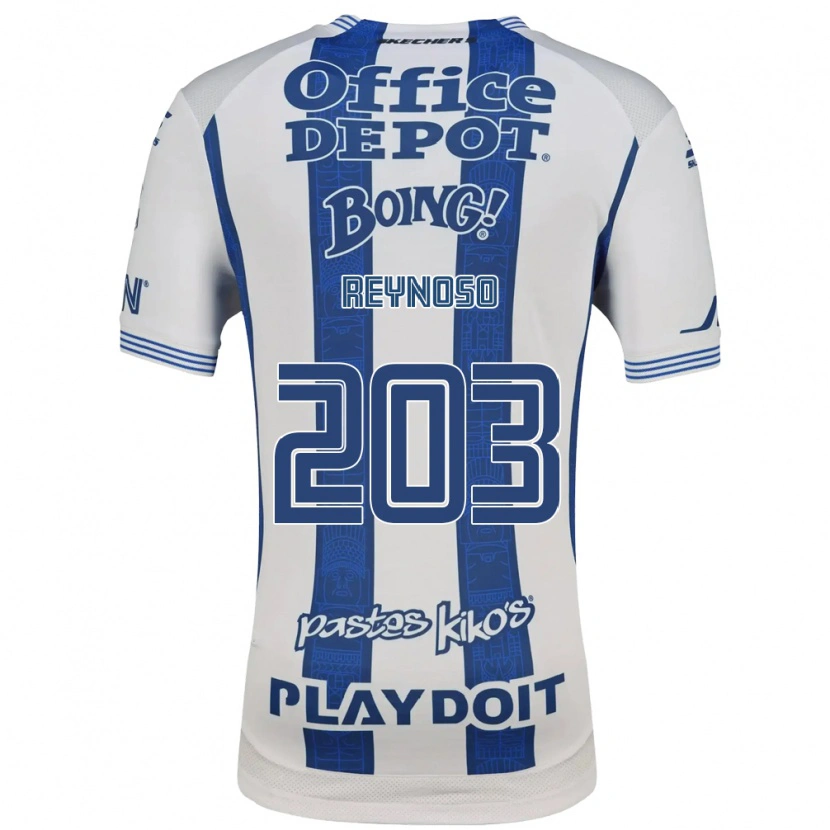 Danxen Men Braulio Reynoso #203 White Navy Blue Home Jersey 2026/27 T-Shirt