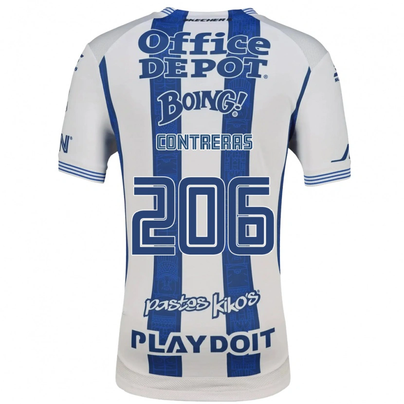 Danxen Men Thomas Contreras #206 White Navy Blue Home Jersey 2026/27 T-Shirt