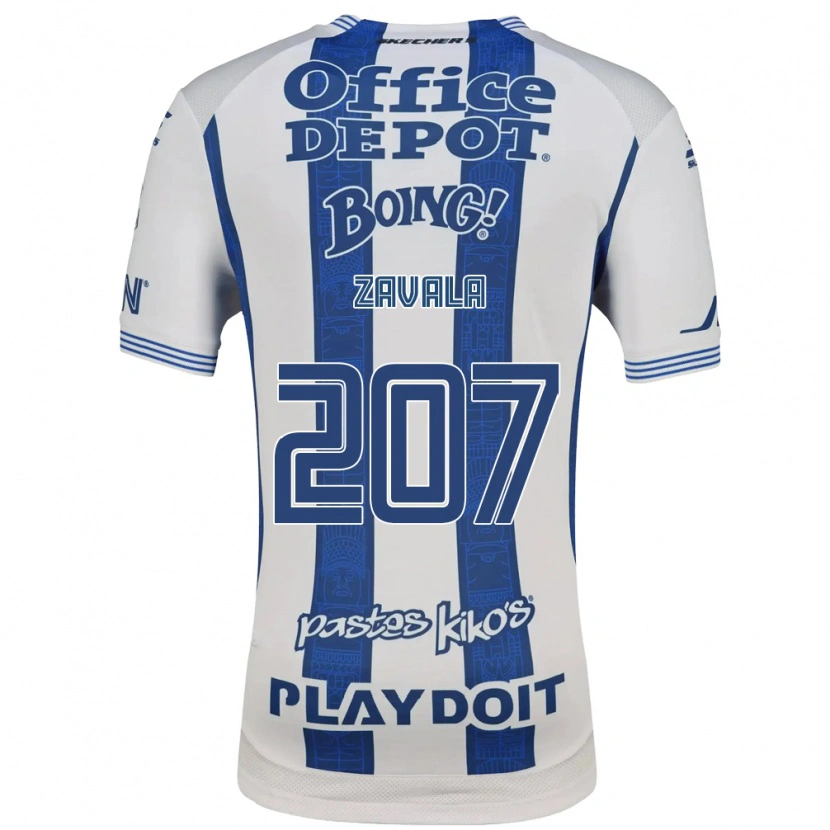 Danxen Men Ian Zavala #207 White Navy Blue Home Jersey 2026/27 T-Shirt