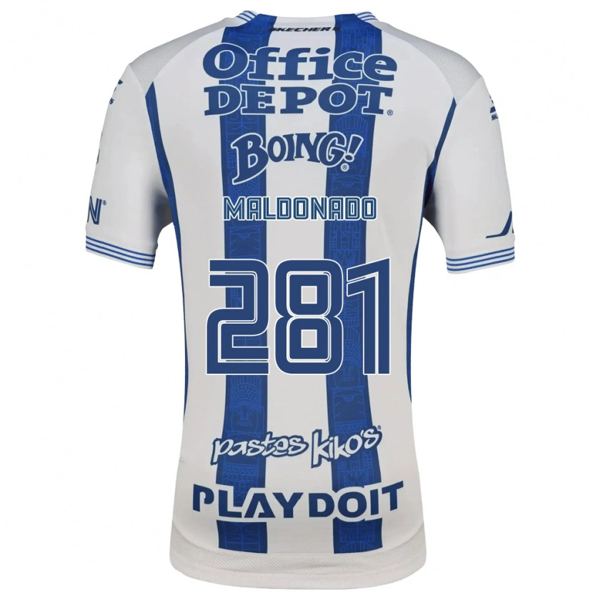 Danxen Men Iker Maldonado #281 White Navy Blue Home Jersey 2026/27 T-Shirt