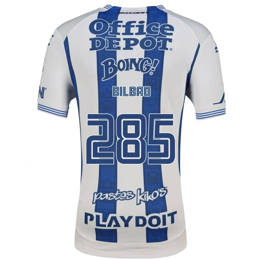 Danxen Men Julián Bilbao #285 White Navy Blue Home Jersey 2026/27 T-Shirt