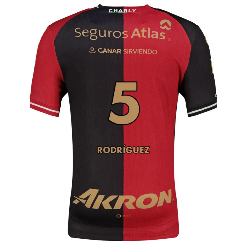 Danxen Men Jorge Rodríguez #5 Red Black Brown Home Jersey 2026/27 T-Shirt