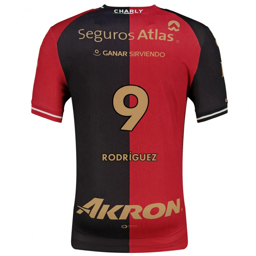 Danxen Men Agustín Rodríguez #9 Red Black Brown Home Jersey 2026/27 T-Shirt